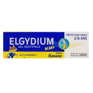 Elgydium Protection Caries Kids Banane Gel Dent Tube 50 Ml 1