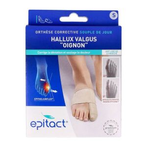EPITACT ORTHESE CORRECTIVE Orthèse pour Hallux valgus, à base d'EpitheliumFlex, small (ref. 0521), unité