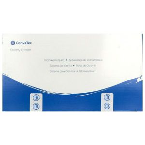 ESTEEM SYNERGY PLUS INVISICLOSE STANDARD POCHE OUVERTE Poche vidable, système 2 pièces, prédécoupée, opaque, diamètre 48 mm (ref. 416799), bt 10