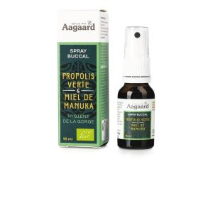 Aagaard Spray buccal Propolis verte et Miel de Manuka - 15 ml