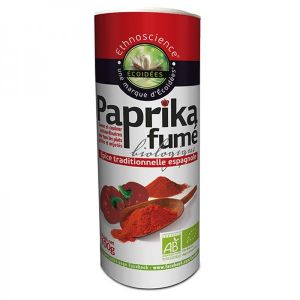 Ecoidees Paprika fumé en poudre BIO - saupoudreur de 100g