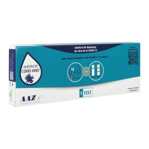 COVID - VIRO AAZ AUTOTEST Autotest COVID-19, test de dépistage du virus de la COVID-19, unité