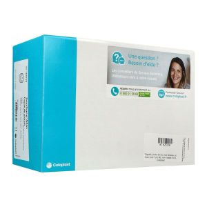 SENSURA MIO VISIO POCHE FERMEE MIDI Poche fermée système 1 pièce, à découper, textile neutre opaque, gris, diamètre 25 mm à 45 mm (ref. 108729), bt 30