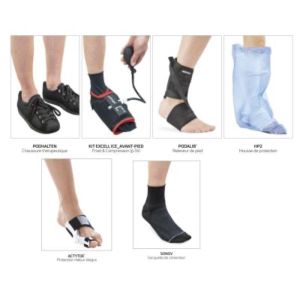 PODHALTEN ICE+ KIT ECXELL Chaussure thérapeutique de décharge de l'avant pied, CHUT + kit, Pointure 39 (ref. 82-2160-39), unité