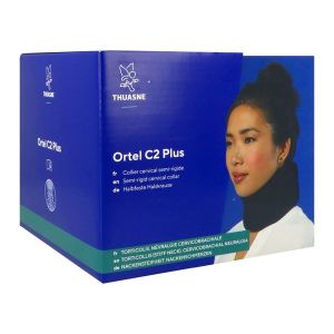 ORTEL C2 PLUS COLLIER CERVICAL Collier cervical semirigide, hauteur 6 cm, marine, taille 1, paire
