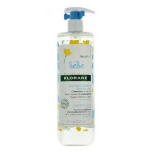 KLORANE BEBE TOILETTE EAU NETTOYANTE SANS RINCAGE Eau nettoyante au calendula bio, fl 750 ml