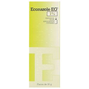ECONAZOLE EG émulsion pour application cutanée 1 %, flacon 30 g