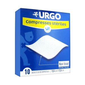 Urgo Compresses Stériles 10 Sachets de 2 Compresses