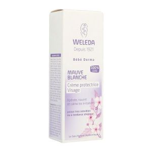 Weleda Crème protectrice Visage bébé à la Mauve blanche - 50 ml
