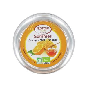 Propolis gommes Orange BIO - Boite 45 g