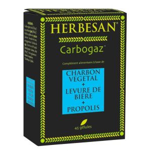 Herbesan Herbesan carbogaz - 45 gélules