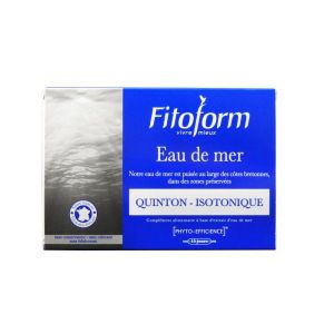 Fitoform Eau de mer isotonique - 30 ampoules de 10 ml