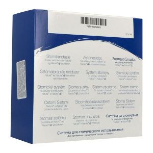 NATURA SUPPORT AVEC SOUFFLET CONVEXE Support porte-poche système 2 pièces, à découper, Durahésive, diamètre 45 mm (ref. 421633), bt 5