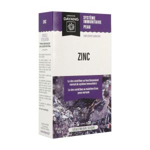 DAYANG GELULE ZINC Gélule, complément alimentaire à base de zinc, bt 30
