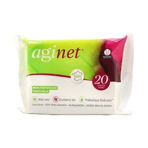 AGINET LINGETTES INTIMES LINGT 20