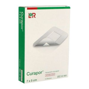 Lohmann&Rauscher Curapor Pansement Adhesif Chirurgical Boite 5*7 Cm 10