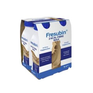 FRESUBIN 2 KCAL FIBRE DRINK MAX (BOUTEILLE 300 ML) CAPPUCCINO X 4 UNITES