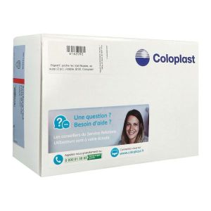 Sensura® Click - Boîte de 30 poches vidables opaques maxi (650 ml) avec filtre et clamp intégré - diamètre 50 mm Référence: 103659