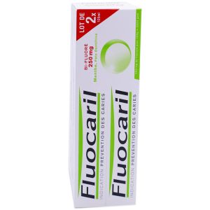 Fluocaril Bifluore 250 Mg Menthe Pate Dentifrice B/2