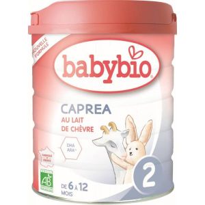 Babybio Lait 2ème âge Capréa dès 6 mois BIO - 800 g