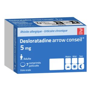 Desloratadine Arrow Conseil 5 Mg Comprime Pellicule B/7