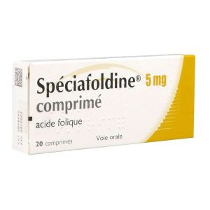 SPECIAFOLDINE Comprimé 5 mg, boîte 20