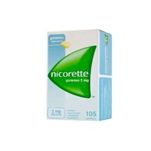 Nicorette 2 Mg Sans Sucre (Nicotine) Gommes A Macher Medicamenteuses Edulcorees Au Sorbitol B/105