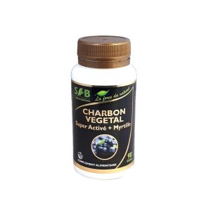 SFB Laboratoires Charbon végétal super activé 240 mg + Myrtille - 90 gélules