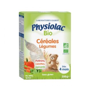 Physiolac Cereales Bio Aux Legumes Poudre Boite 200 G 1