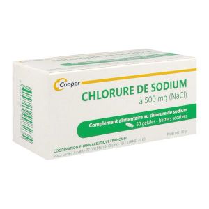 Cooper Sodium Chlorure 500Mg Poudre Boite 50