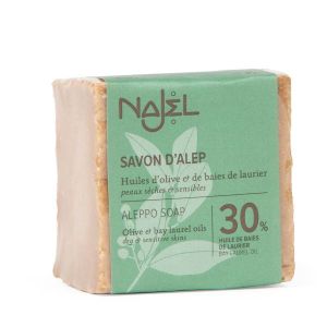 Najel Savon d'alep 30% huile de baies de laurier - 170 g