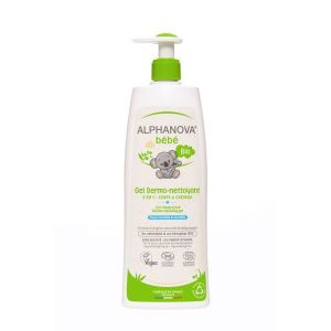 Alphanova Dermo nettoyant cheveux & corps bébé Bio - 500 ml