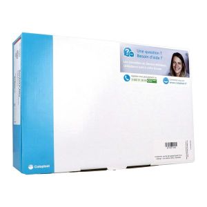 SENSURA MIO FLEX URO POCHE MIDI Poche vidangeable, 2 pièces, couplage adhésif, textile neutre opaque, diamètre 50 mm, bt 30