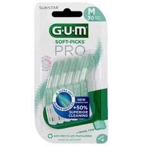 GUM SOFT PICKS PRO BATNT M 30