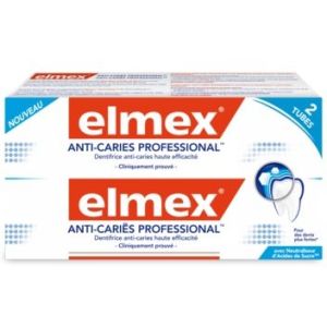Elmex Anti-Caries Professional Lot de 2 x 75 ml