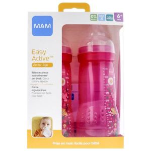 BIBERON EASY 330ML FILLE *2