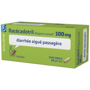 RACECADOTRIL BIOGARAN CONSEIL 100 mg gélule B/10