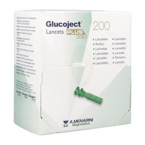 GLUCOJECT LANCETS PLUS 33G 200 lancettes