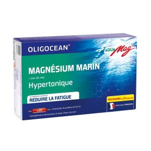 Superdiet Cure Aquamag programme, Magnésium marin - 20 ampoules de 15 ml