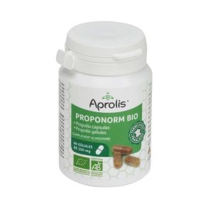 Aprolis Proponorm Bio : poudre de propolis en gélules - 60 gélules