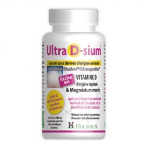 Ultra D-Sium Vitamine D Vegetale Et Magnesium Marin Gelule 60