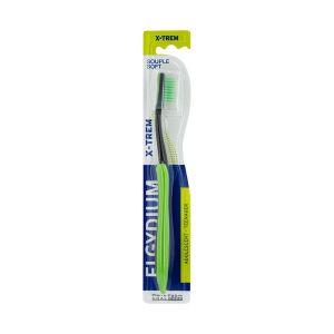 ELGYDIUM XTREM Brosse à dents avec protège-tête, pour adolescent, souple (ref. 708227), unité
