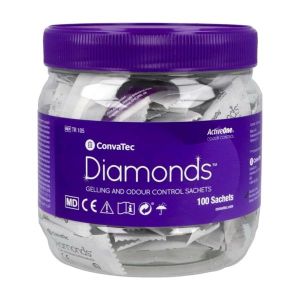 ESSENTIA DIAMONDS GELIFIANT Sachet gélifiant anti-odeur, dispositif médical, pot 100