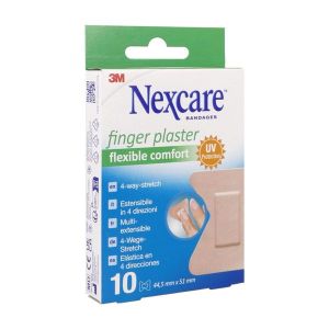 Nexcare Finger Pansements Pour Les Doigts - Forme Papillon Boite 44,5*51 Mm 10