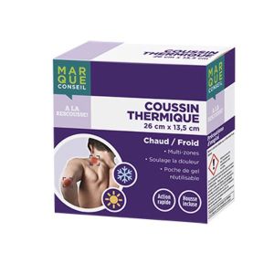 MARQUE CONSEIL COUSSIN THERMIQUE Coussin thermique multizone pour cryothérapie et thermothérapie, unité