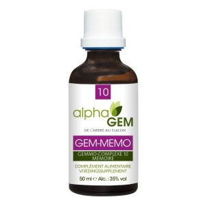 Alphagem Gem-Mémo 10 BIO - 50 ml