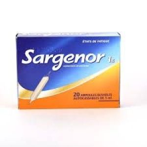 SARGENOR 1 G/5 ML SOLUTION BUVABLE B/20