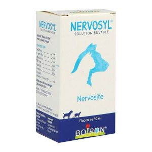 NERVOSYL Solution buvable, sédatif homéopathique pour chien et chat, fl 30 ml