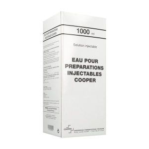 Eau Pour Preparations Injectables Cooper Solution Injectable 1 Flacon(S) En Verre De 1000 Ml