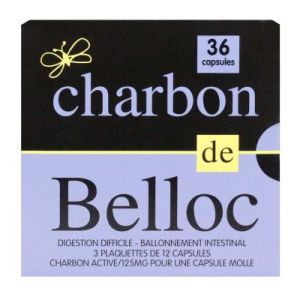 CHARBON DE BELLOC 125 MG CAPSULE MOLLE B/36